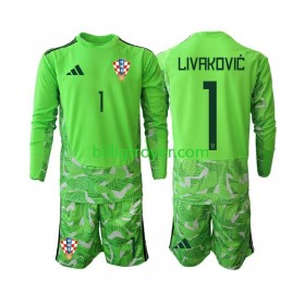 Billige Fotballdrakter Kroatia Dominik Livakovic 25 Keeper Barn Hjemmedraktsett 2026/27 Langermet